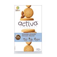 Activa Protein sušenky s vlákninou a sníženým obsahem cukru s mandlemi 120 g