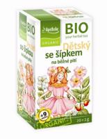 Apotheke Dětský ovocný čaj s šípkem BIO 20 sáčků