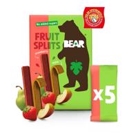 BEAR Fruit Splits jahoda a jablko  5x20 g