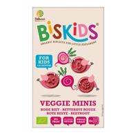 BISkids Dětské celozrnné mini sušenky s červenou řepou bez přid. cukru BIO 120 g