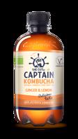 Captain Kombucha zázvor a citron 400 ml