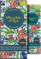 Chocolate and Love Sea Salt & Caramel 55% BIO 80 g