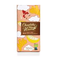 Chocolates From Heaven Mléčná čokoláda se zázvorem a citronem 37% BIO 100 g