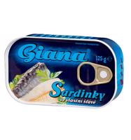 Giana Sardinky ve vlastní štávě 125 g