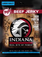 Indiana Jerky Hovězí less salt 25 g