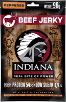 Indiana Jerky Hovězí peppered 90 g