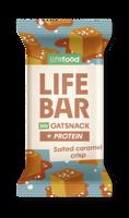 Lifefood Lifebar Oat snack protein slaný karamel BIO 40 g