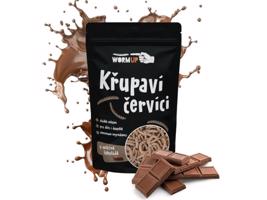 WormUP Křupaví červíci mléčná čokoláda 20 g